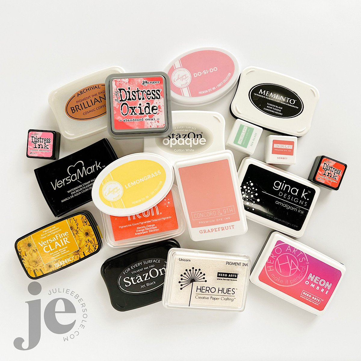 Creative permanent ink stamp pads In An Assortment Of Designs 