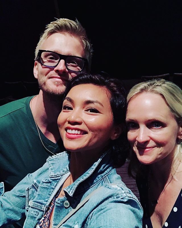 Thank you Paige Price (Producing Artistic Director) and Matt Davis (Production Manager) at @philatheatreco for the tour of your beautiful space! .
.
.
#newworks #hashtagamericamusical #documusical #musicaltheatre #worldcitizen #metheother #shidanmaji