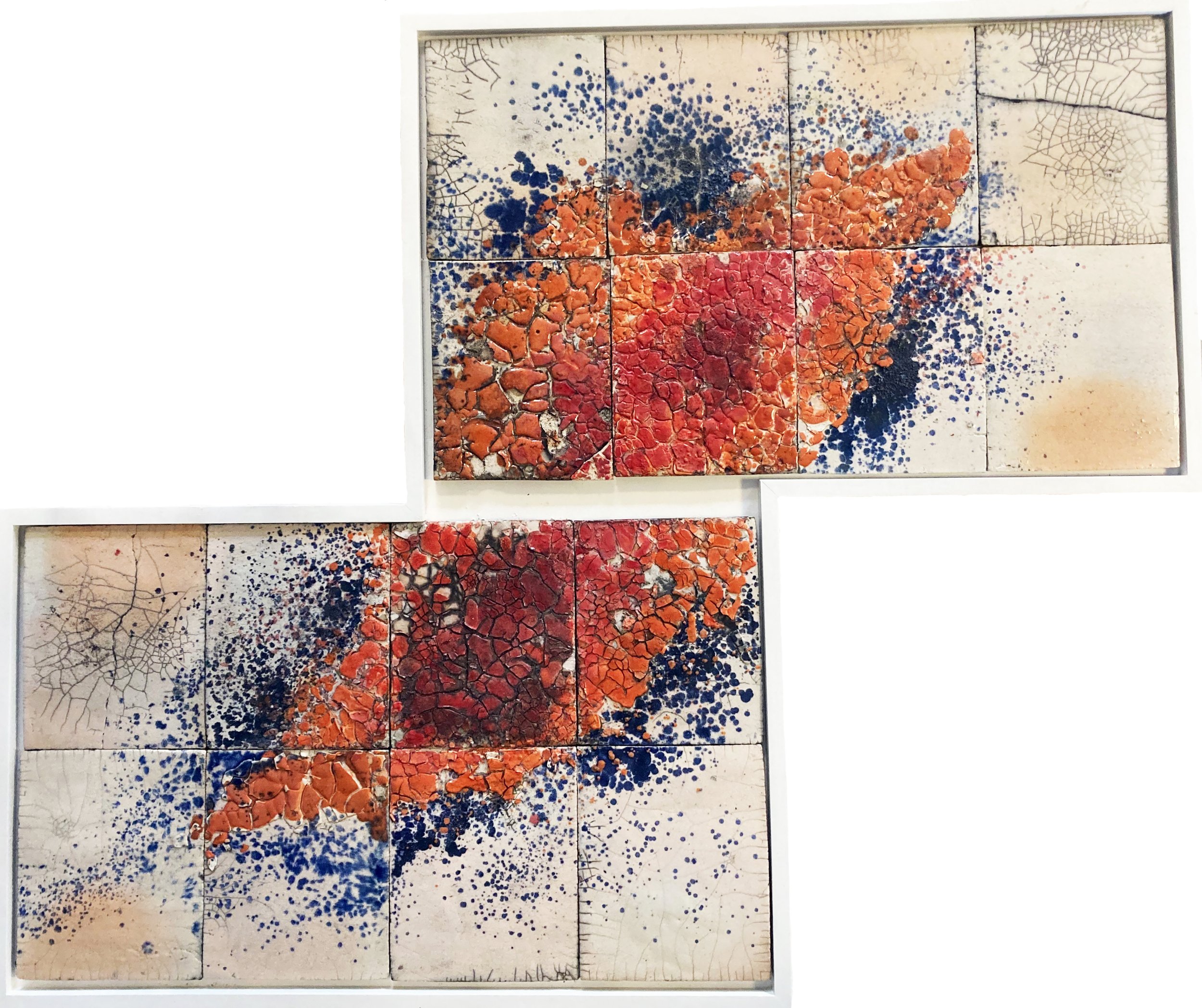 Rakú Naranja irregular