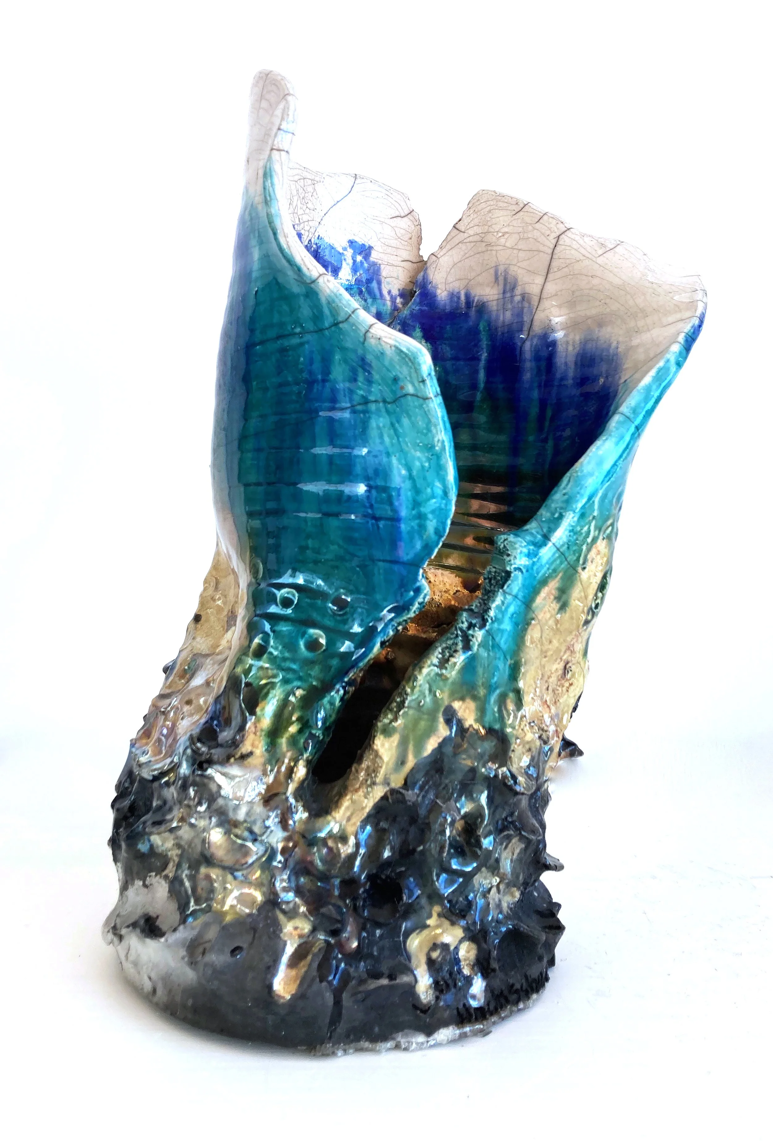 Deconstrucción 2022 Cerámica raku 34 x 20 cm.jpeg