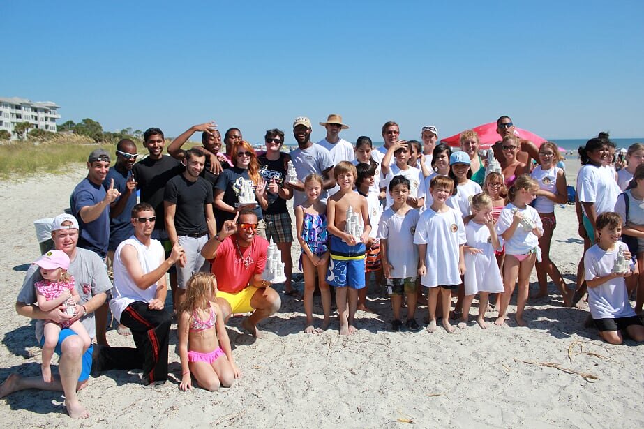 350/30 Group on the beach!