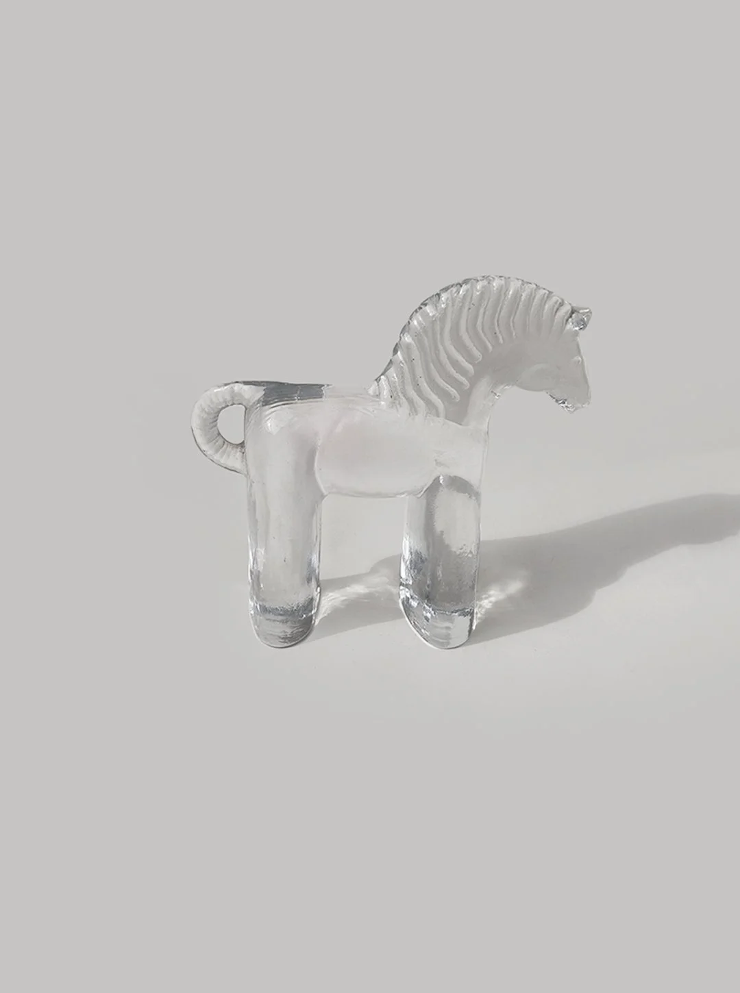 Horse Glass sculpture