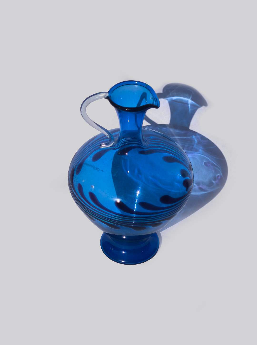 Small blue vase