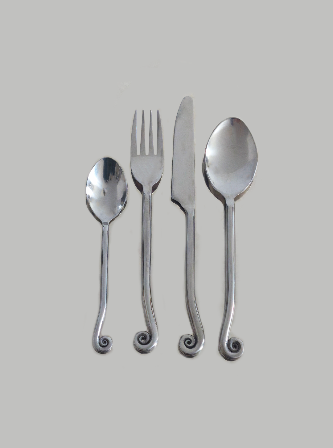 Set of 4 Spiral Cutlery