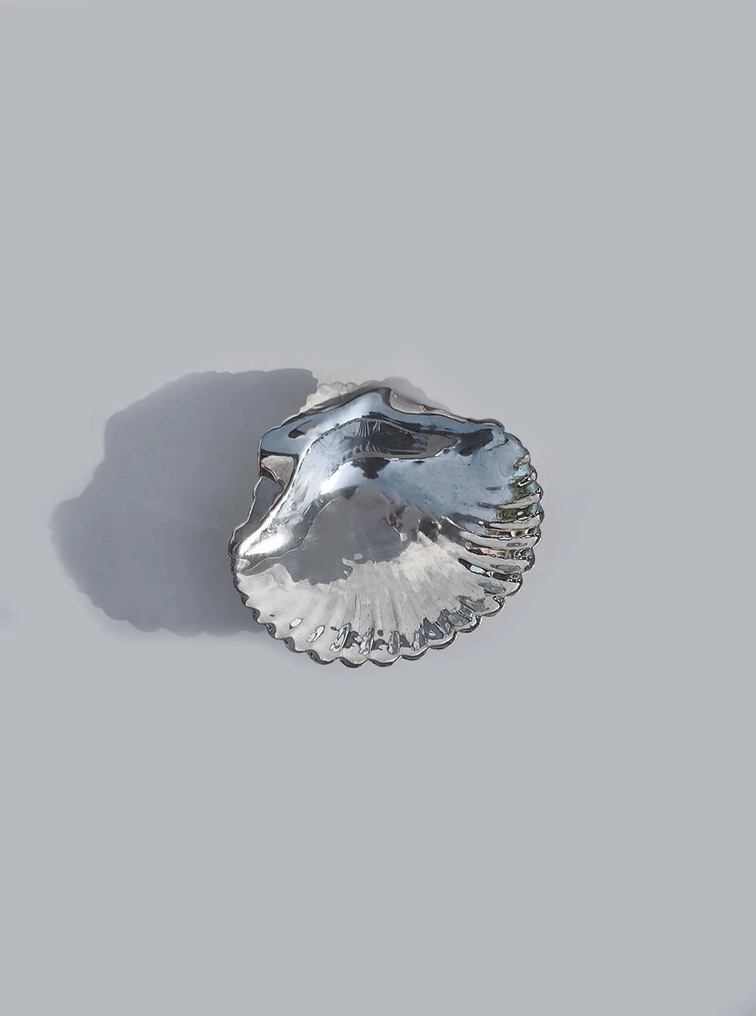 Silver-plated Shell Vide Poche