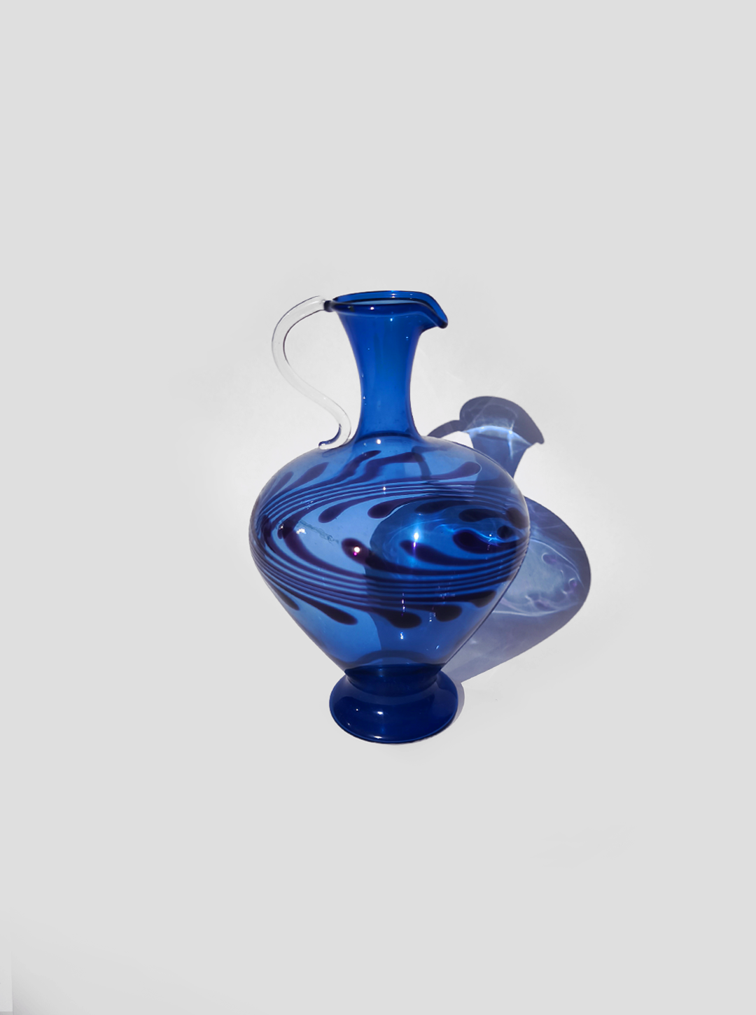 Small blue vase