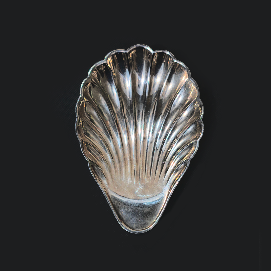 Silver-plated vide-poche