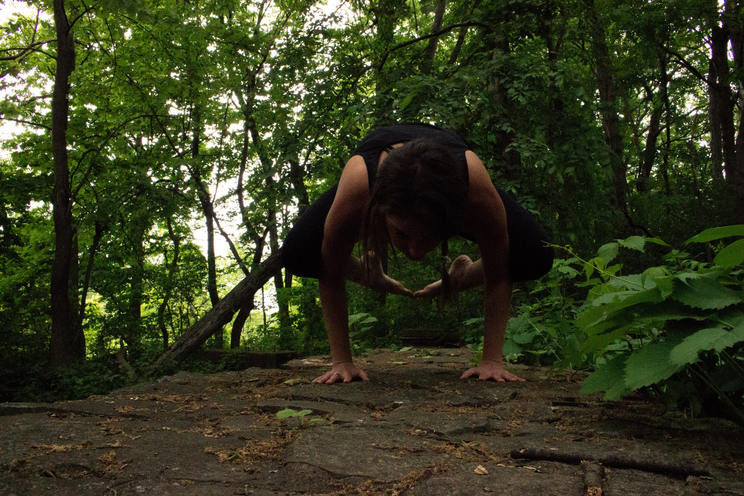 Crow Pose, Milwaukee, Wisconsin