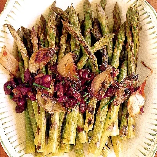 Grilled Asparagus with Roasted Shallots and Cranberry Vinaigrette.jpg