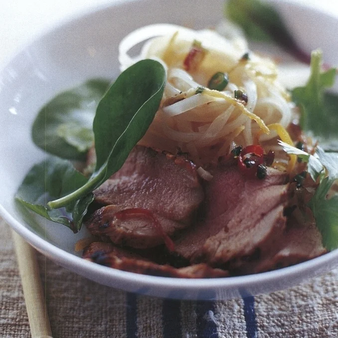 rice noodles with hoisin-marinated pork and wilted spinach copy.jpg