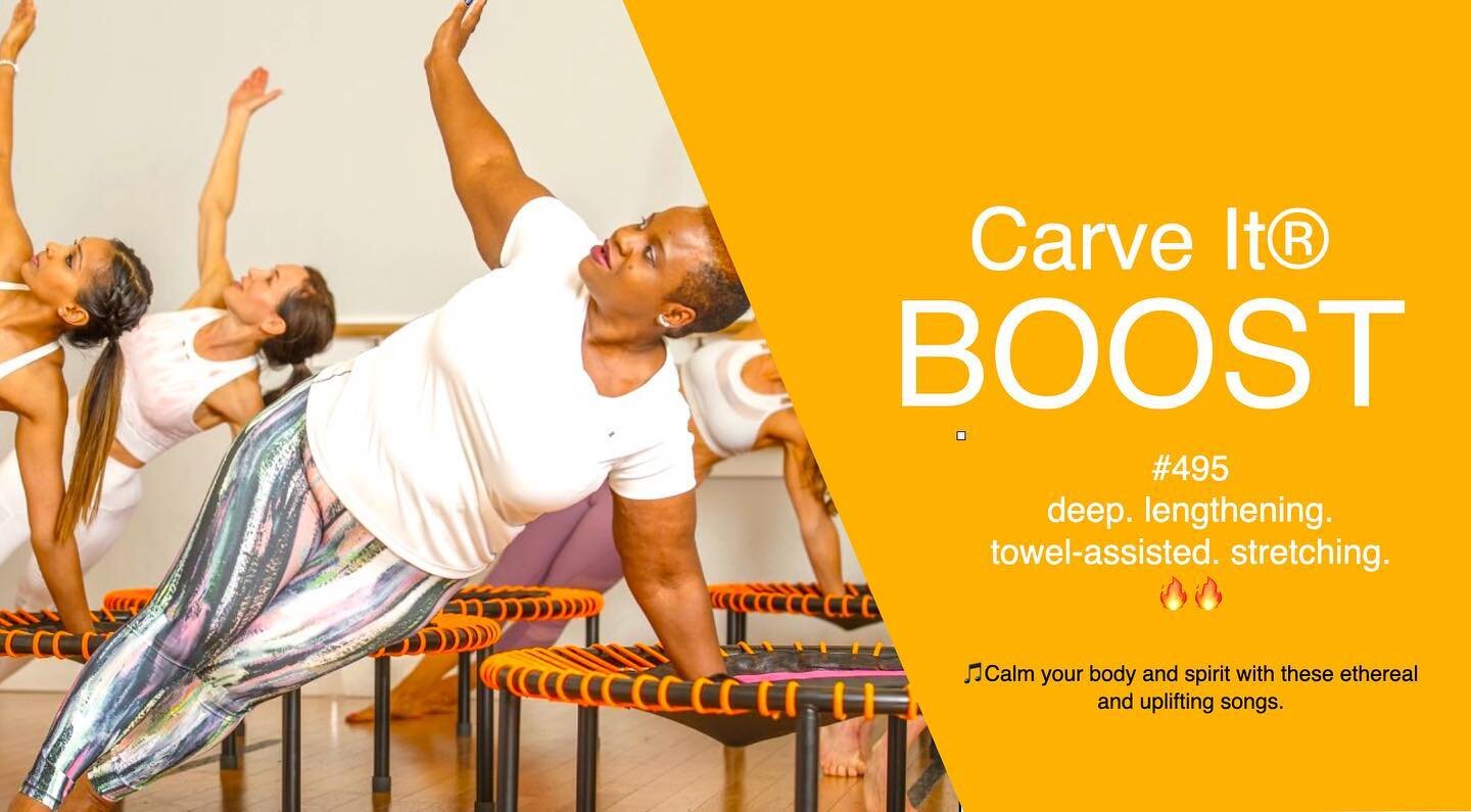 #boost #orange #portrait #you #us #together
~~~~~~~~
Super excited to introduce our latest class type, Carve It&reg; BOOST, bringing our total number of rebounding-based offerings to 12! BOOST classes are designed to amplify members&rsquo; fitness an