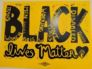 Black Lives Matter poster