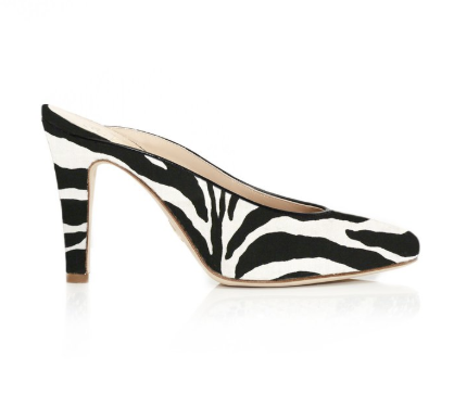 Brother Vellies Zebra Holiday Mule Pump from Africa. Click to Shop