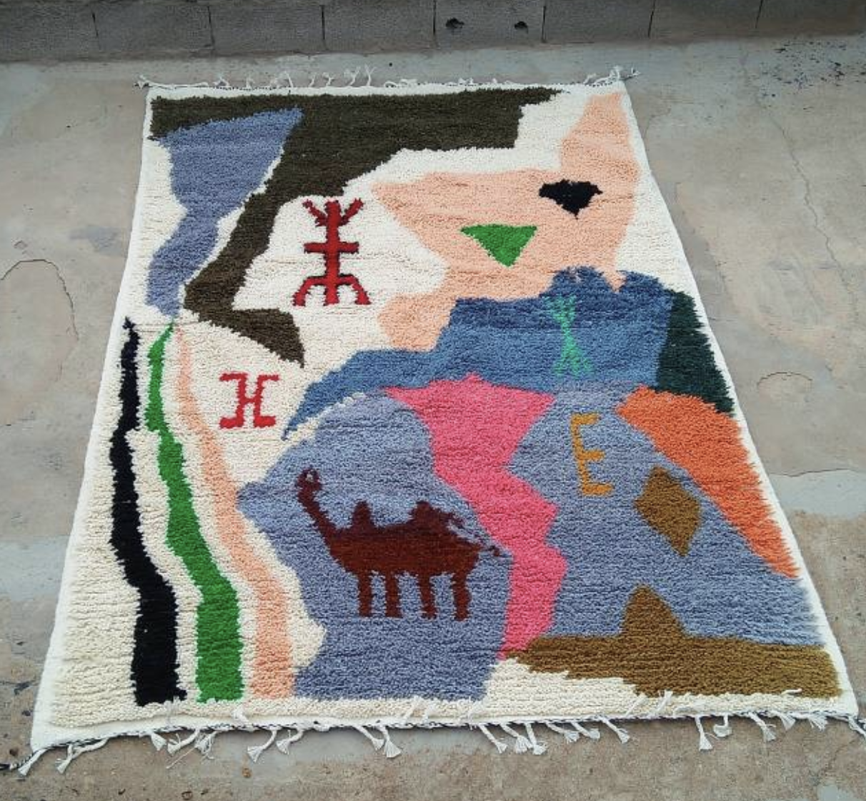 Brilliant Carpet by Cooperative Tifawin of the The Anou. Click to Shop