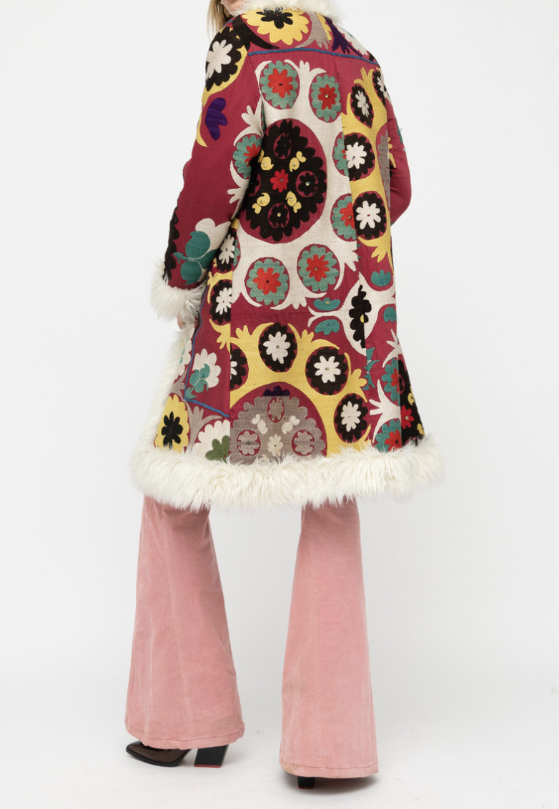 The Zazi Vintage Suzanni Coat from Afghanistan. Click to Shop