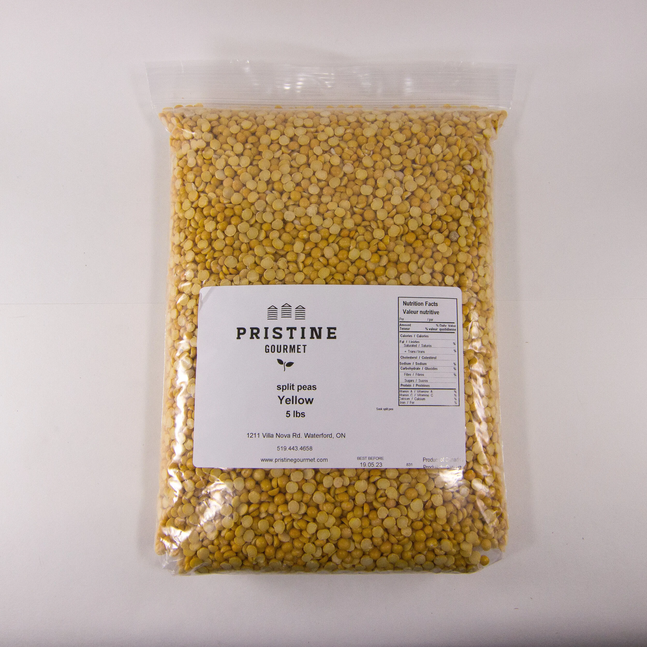 Yellow Split Peas 5lb/2.27kg