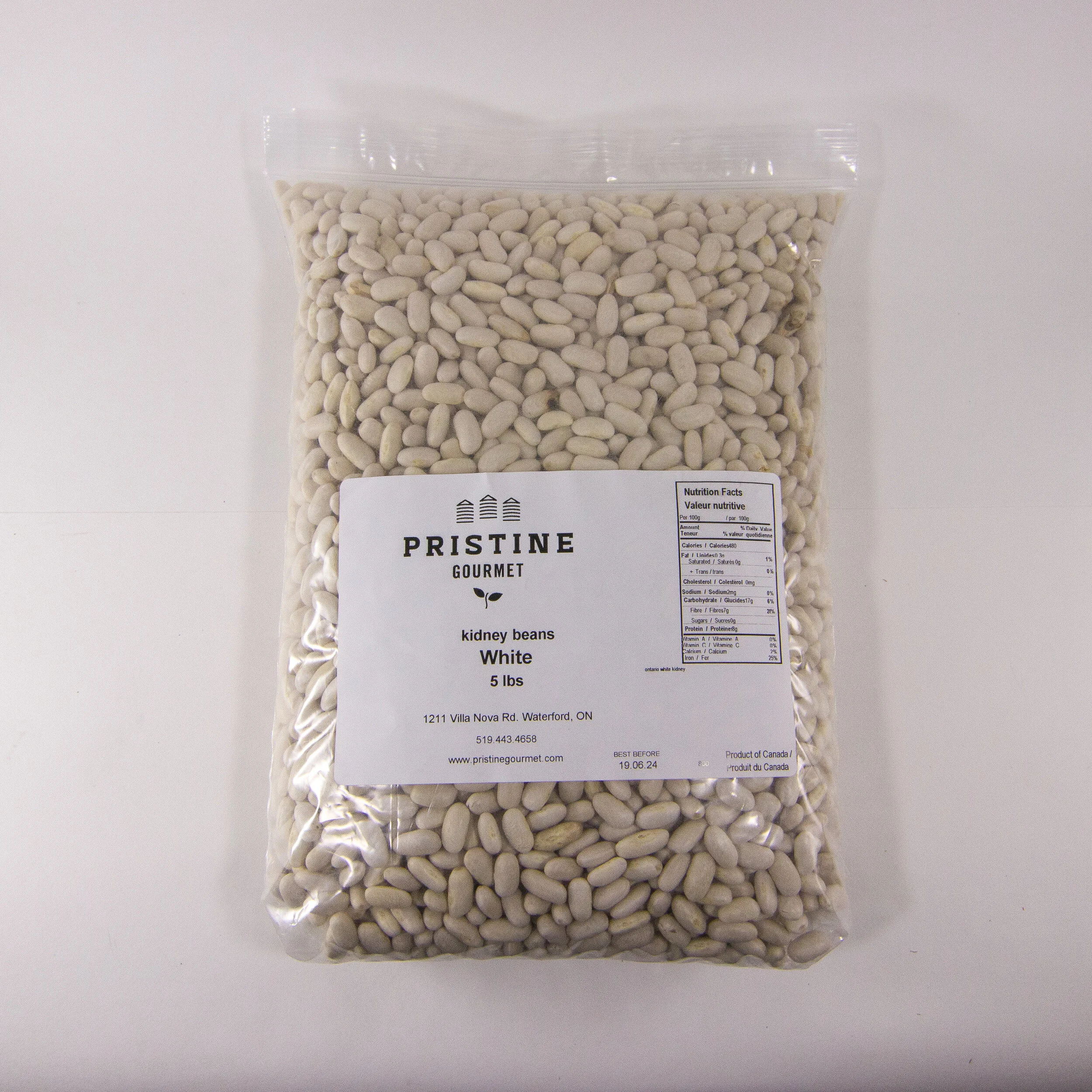 White Kidney Beans 5lb/2.27kg
