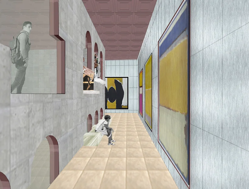 Gallery Interior - edge of 1970s &amp; 2000s galleries