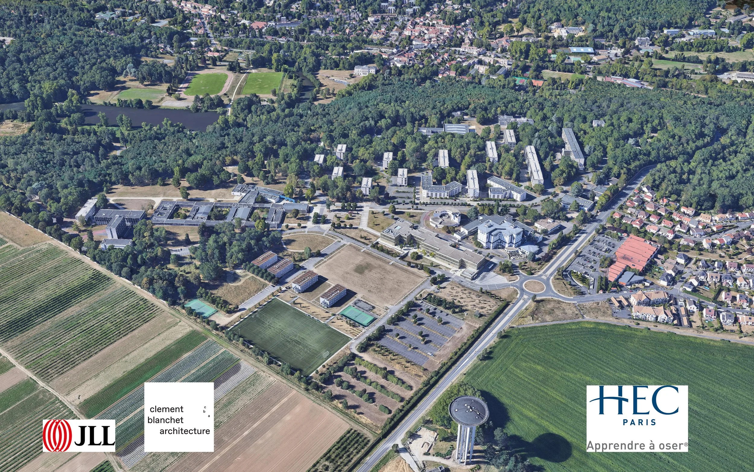 Clément Blanchet Architecture to design the guide plan of the future of HEC Paris campus !
