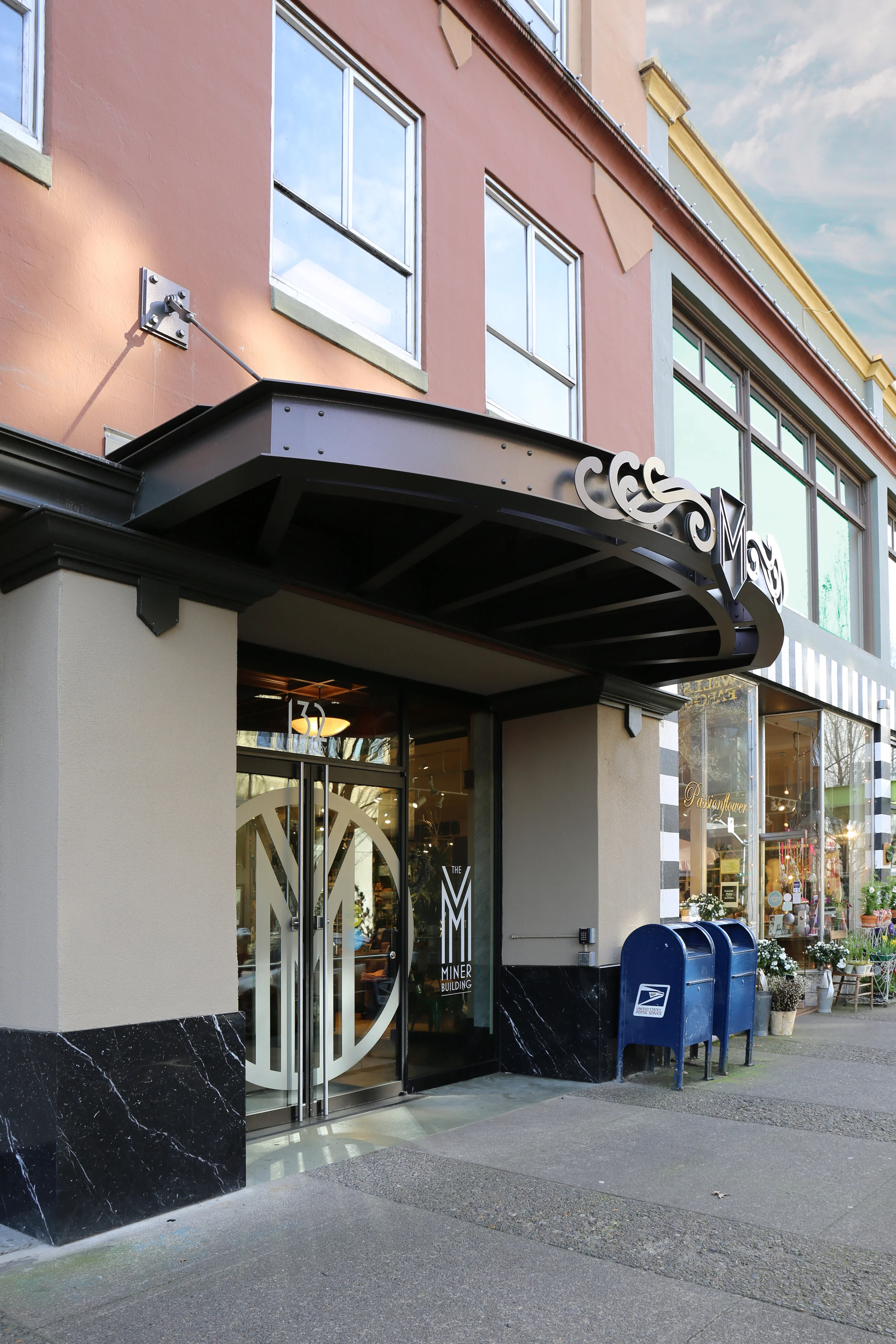Miner Building Awning