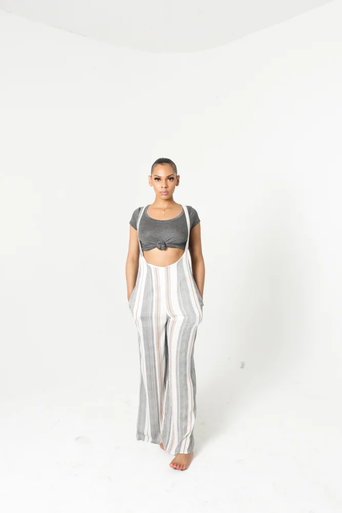 Casual Suspender Pants