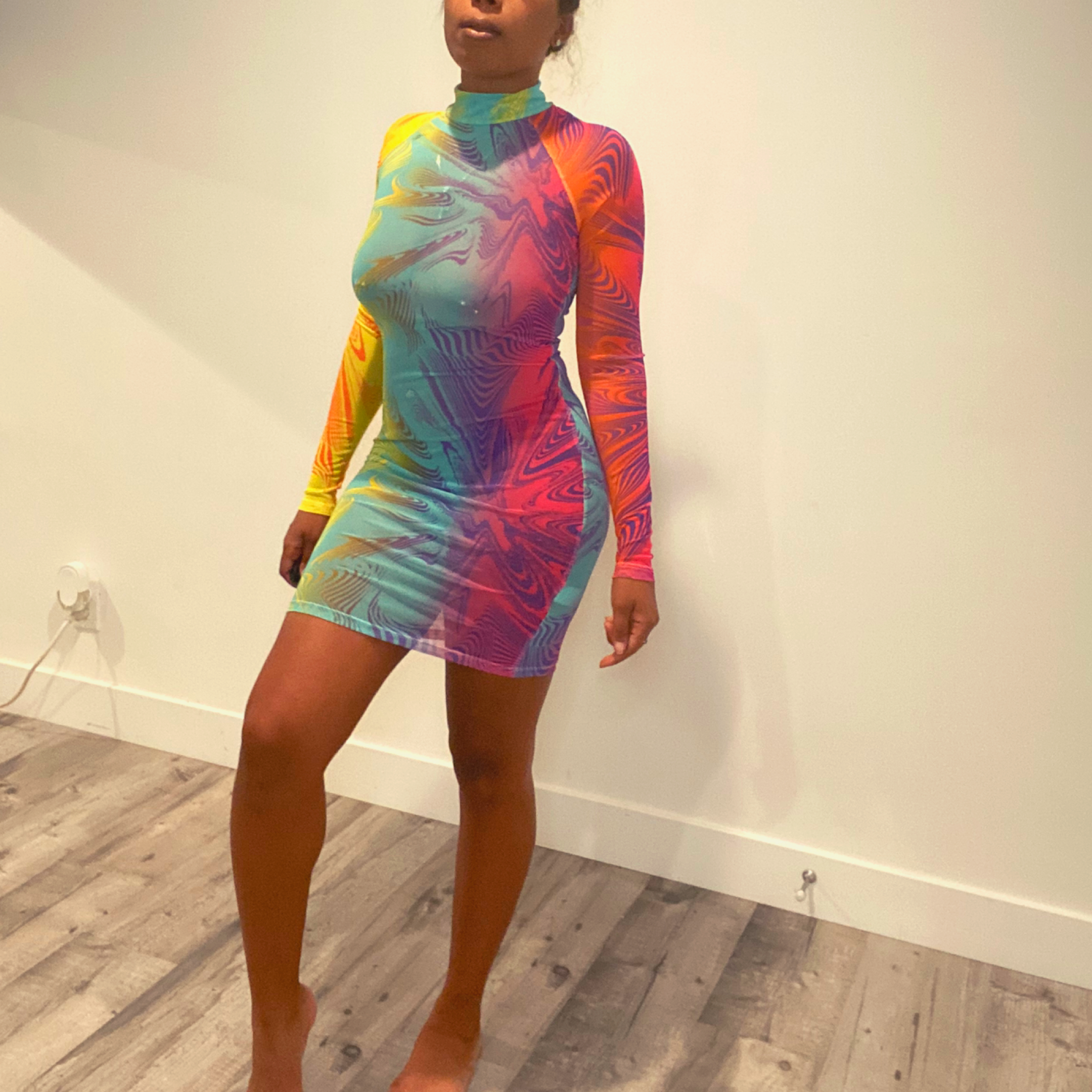 Tropical Season Mesh Dress