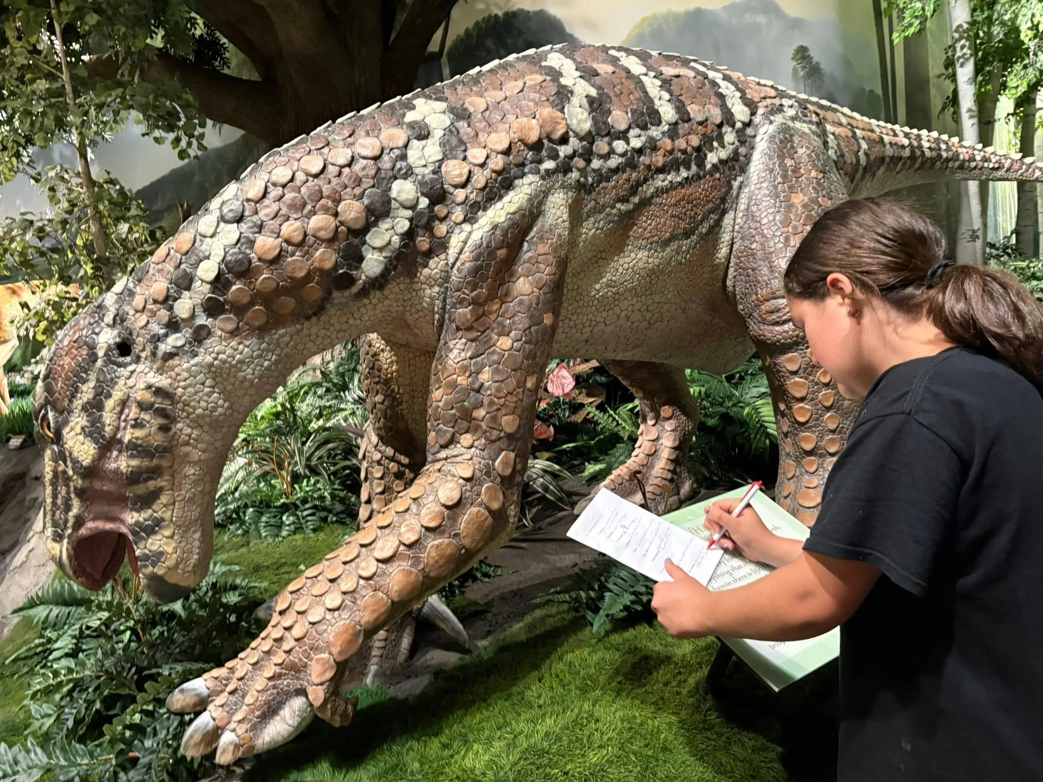 Confirmation class at Creation Museum