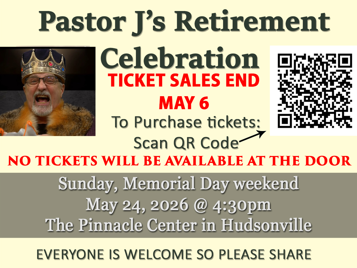 Pastor J's Retirement Party