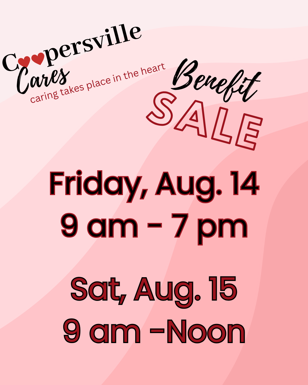 Coopersville Cares sale