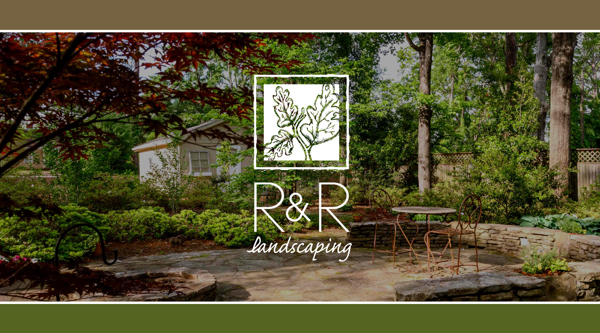   DELIVERABLES  Logo Development &amp; Design Identity Stationery Branding Self Mailer Thank You Card Publication Ads  + + + + +  Visit R &amp; R Landscaping online at:  www.rrlandscapes.  com  