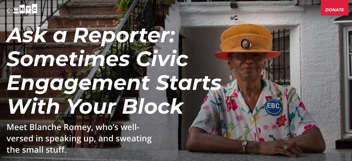 Amber Discusses Civic Engagement (WNYC Radio)