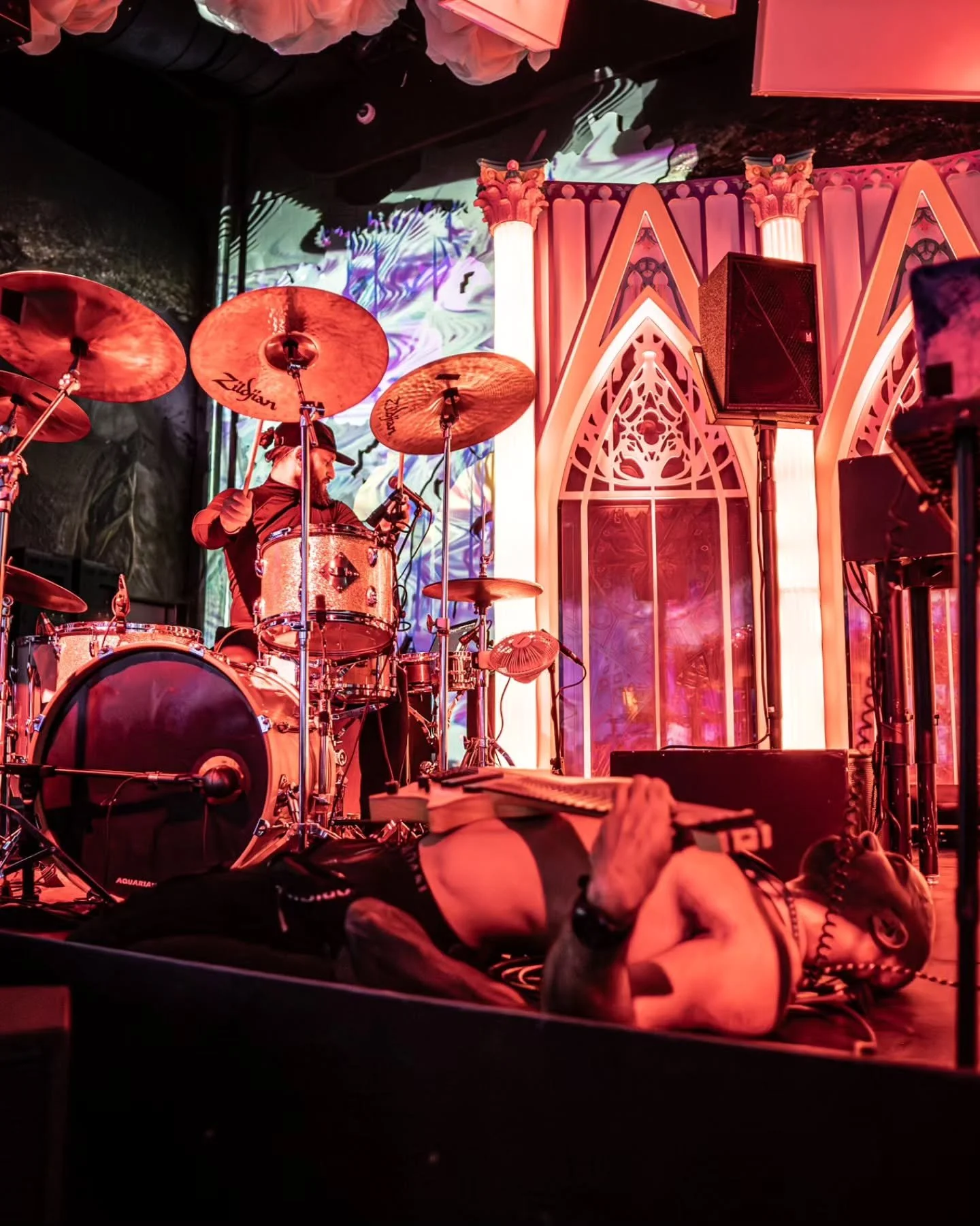 @jetlagmusicfestival this weekend! Catch us midnight&ndash;1:30am Saturday night on the Pangea Stage 🤘🥳🤘 ⁣
⁣
We&rsquo;ve been cooking up what might be our wildest set yet, definitely some twists in the mix, and we&rsquo;re excited to explore some 