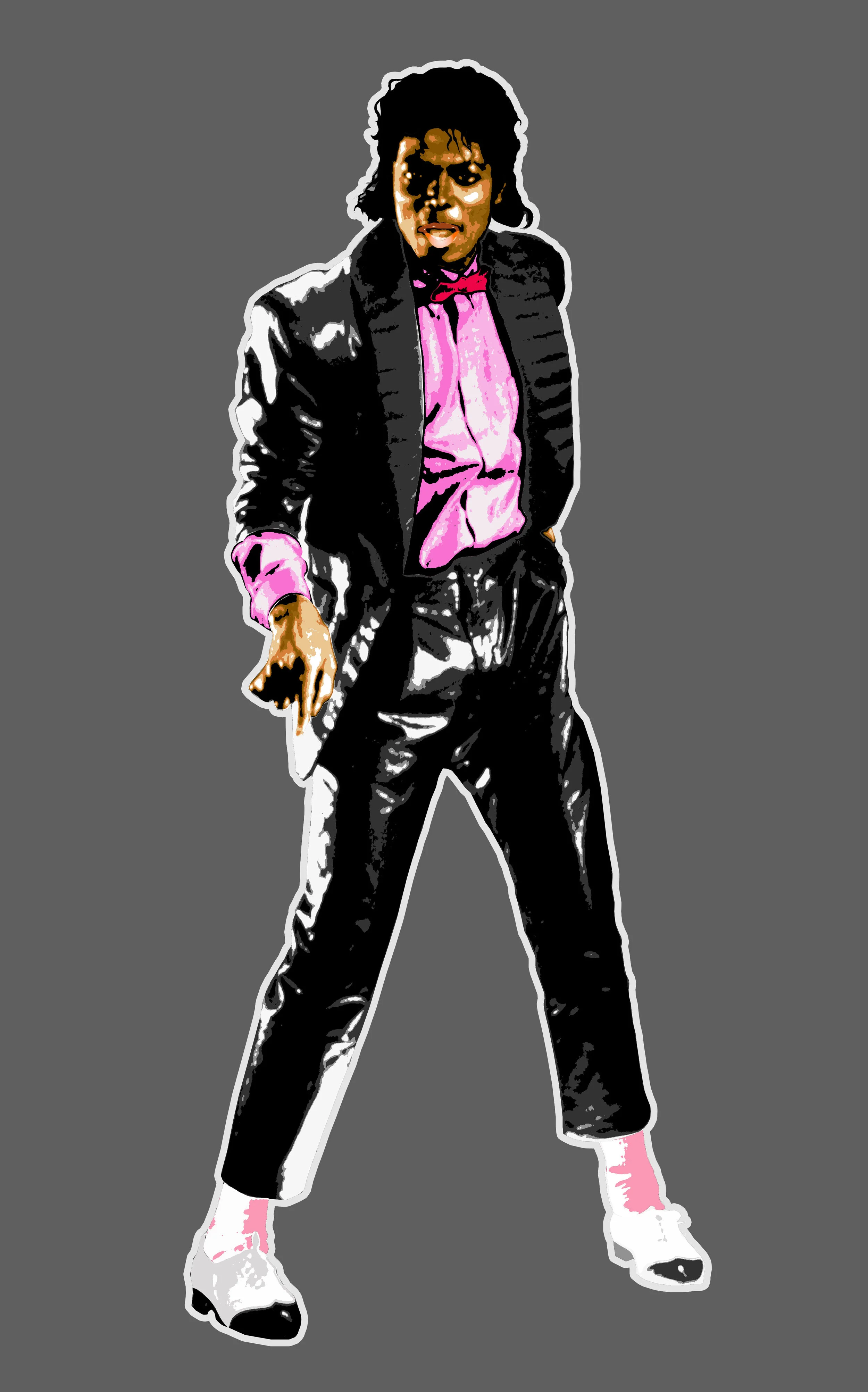 Michael Jackson, digital illustration for The Music Garage Art Installation, Markham, Ontario, Canada, 2018