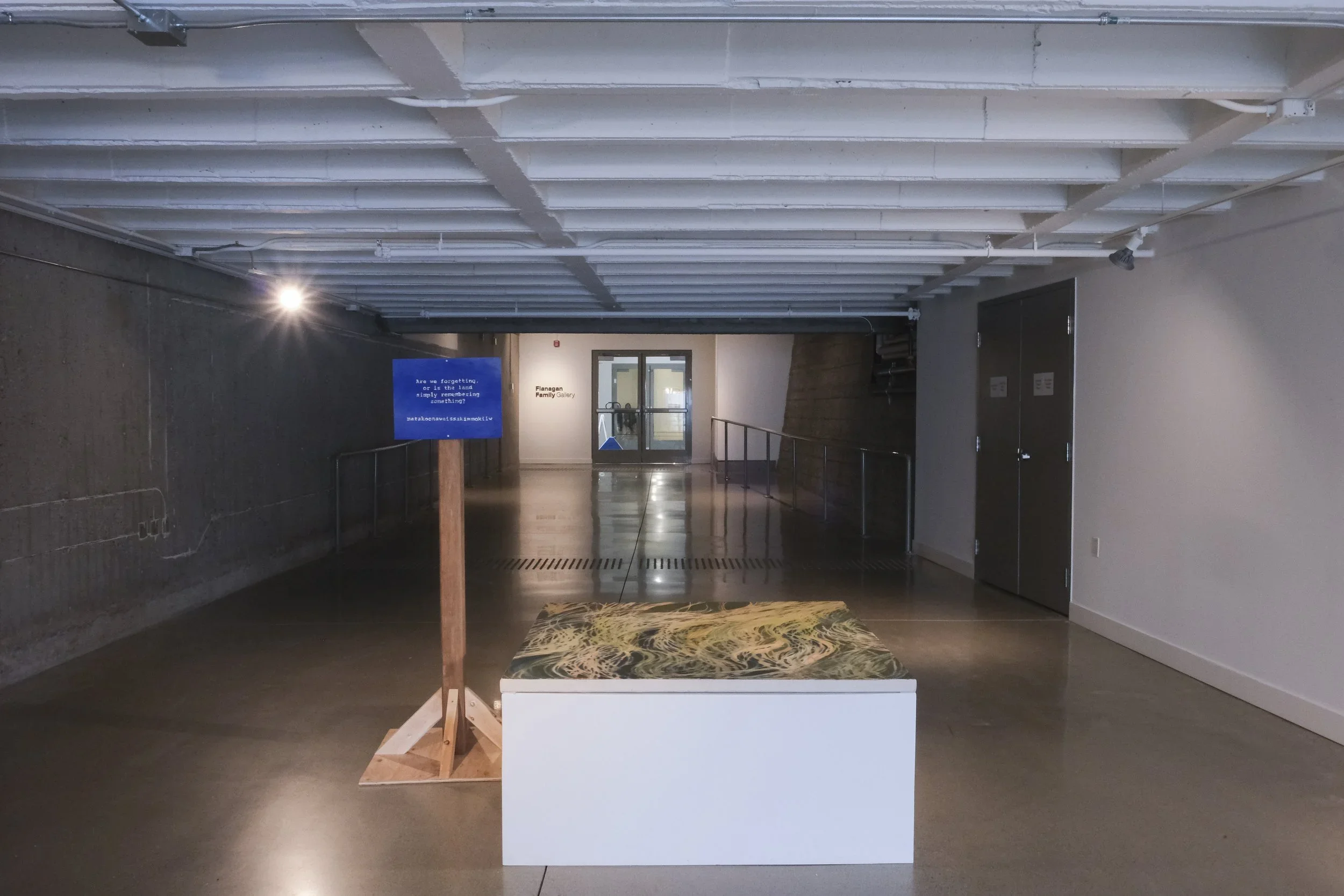  Installation view,  Lauren Crazybull: Wish you were here . February 20—November 2, 2025, Contemporary Calgary. Cover photo by Victoria Cimolini. 