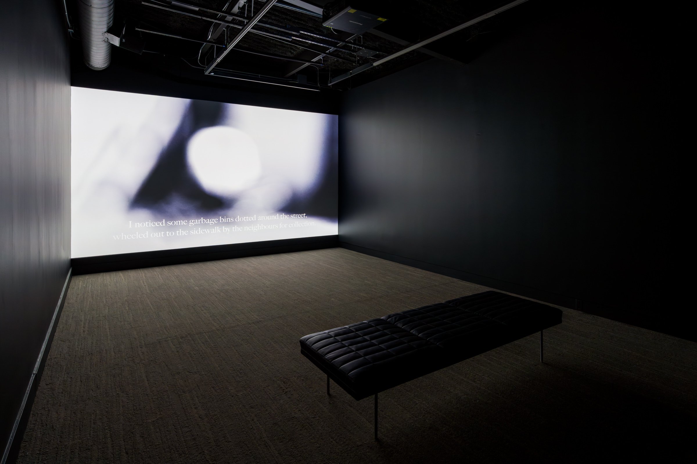  Installation view,  Erdem Taşdelen: Wounded in Three Acts , March 27—August 16, 2026, Contemporary Calgary. Photo by Blaine Campbell.  
