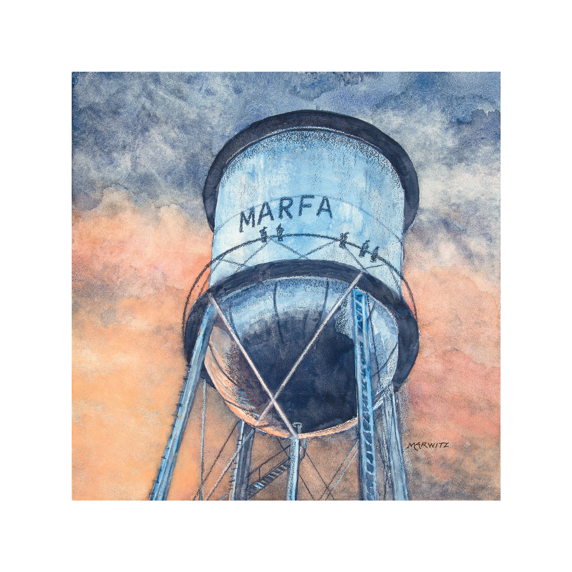 FIVE BIRDS (GICLEE PRINT)