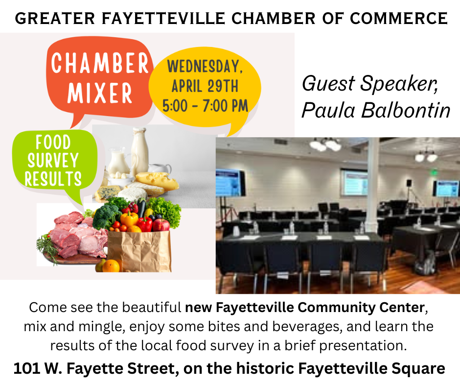 Chamber Mixer &amp; Food Survey Presentation