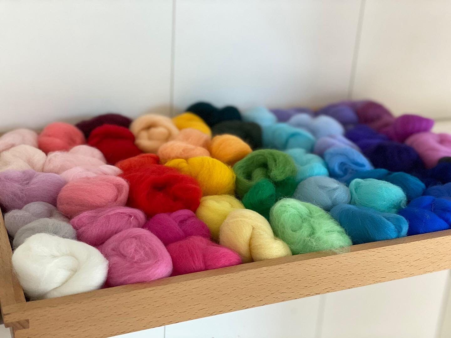 Building an imaginary island for one of our geography projects and oh my are they creative! I added new, colorful, wool balls to the atelier shelves to introduce a new texture to our open-ended materials selection.