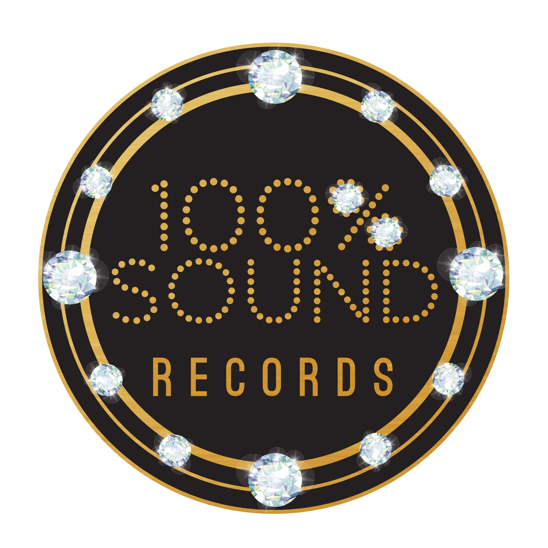 100 Percent Sound Logo, Designed by www.JenCochrane.com
