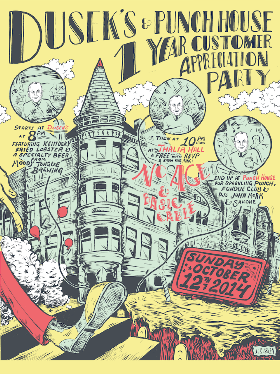 Dusek's and Punch House One Year Celebration Recap