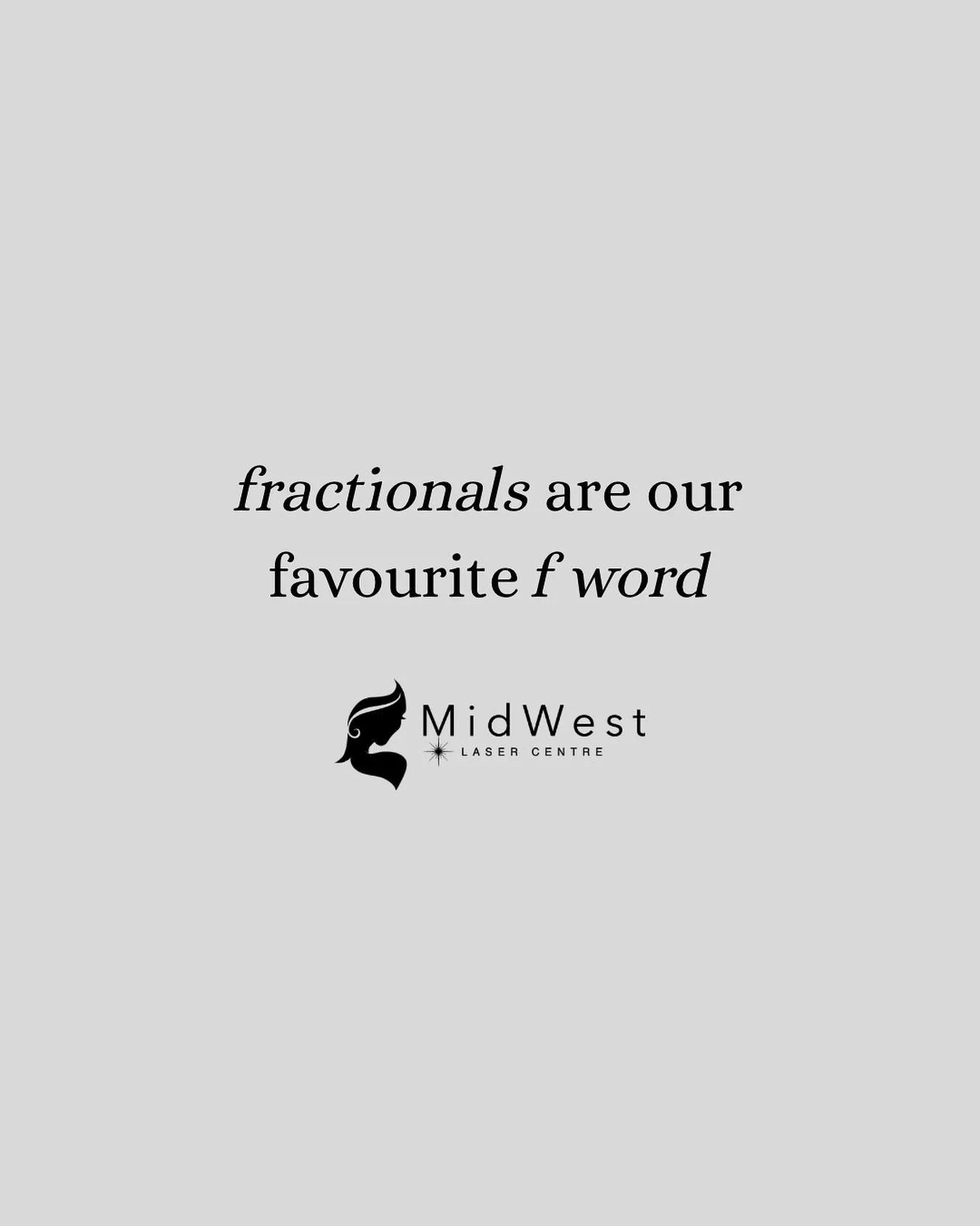 Have you heard of fractional laser resurfacing?
MidWest has been offering fractional resurfacing for close to 20 years. Think of it like putting a strainer in front of a laser beam to separate the beam into tiny columns. This allows for faster recove