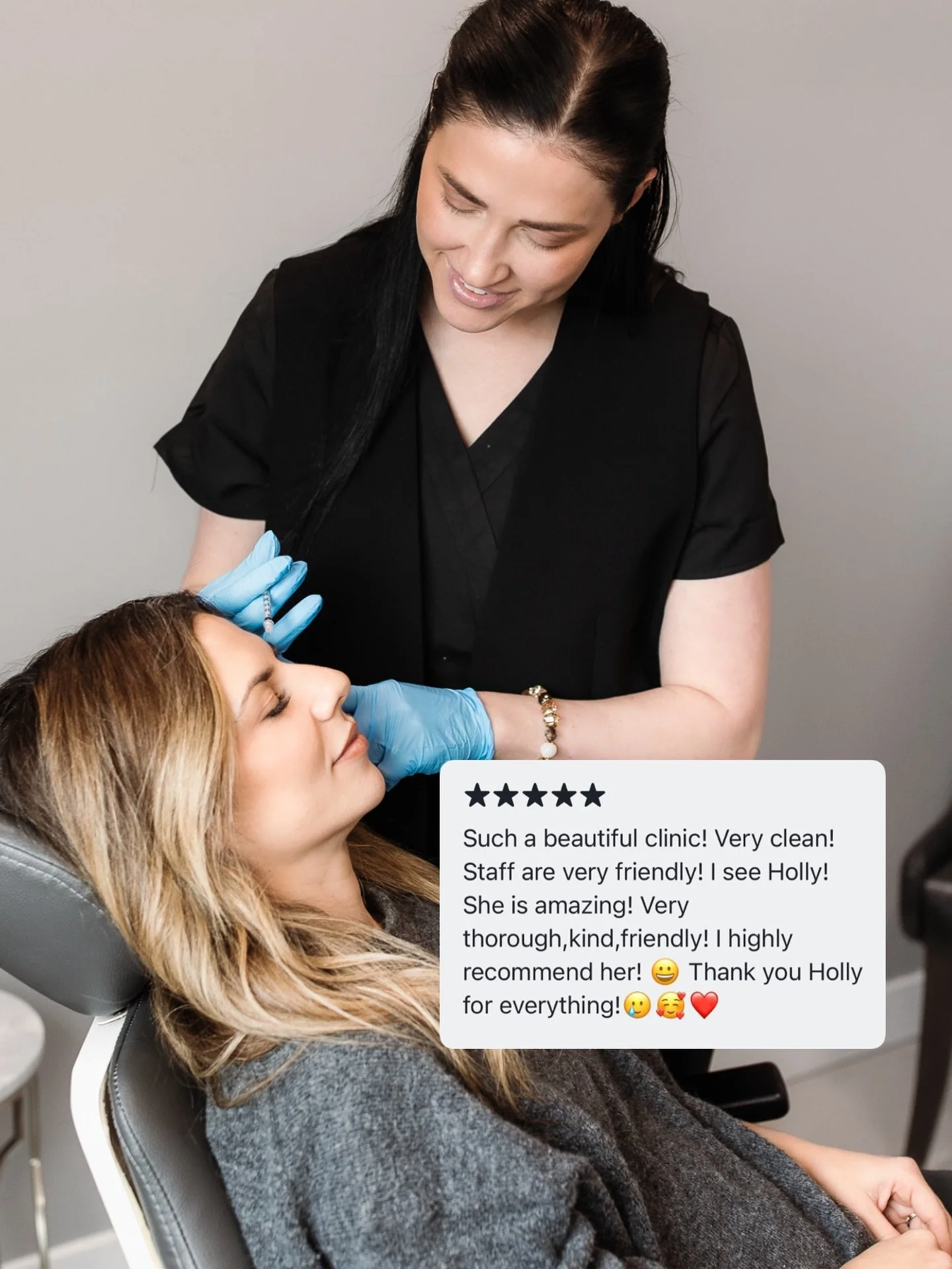 There's nothing quite like opening our inbox to messages from satisfied clients. Your feedback means the world to us and we're grateful for the time you take to share your experiences - it helps others make informed decisions about their med spa choi