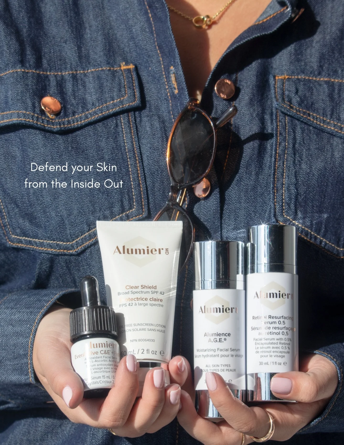 The CORE 4 are must-haves for this summer&hellip;and beyond. Protect your skin from oxidative stress. And the bonus is this month we are providing you with the EverActive C&amp;E for FREE (with the purchase of the Aluminence AGE, Retinol Resurfacing 