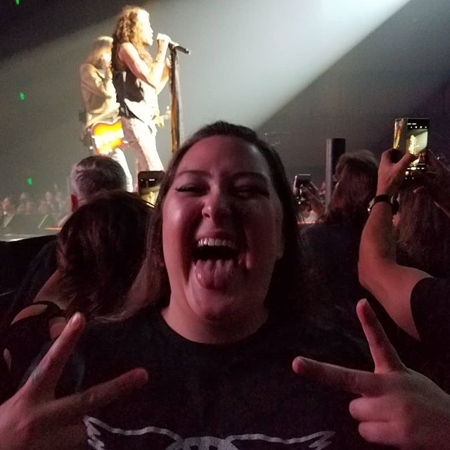 Awesome time seeing #aerosmith with my daughter on Saturday night!