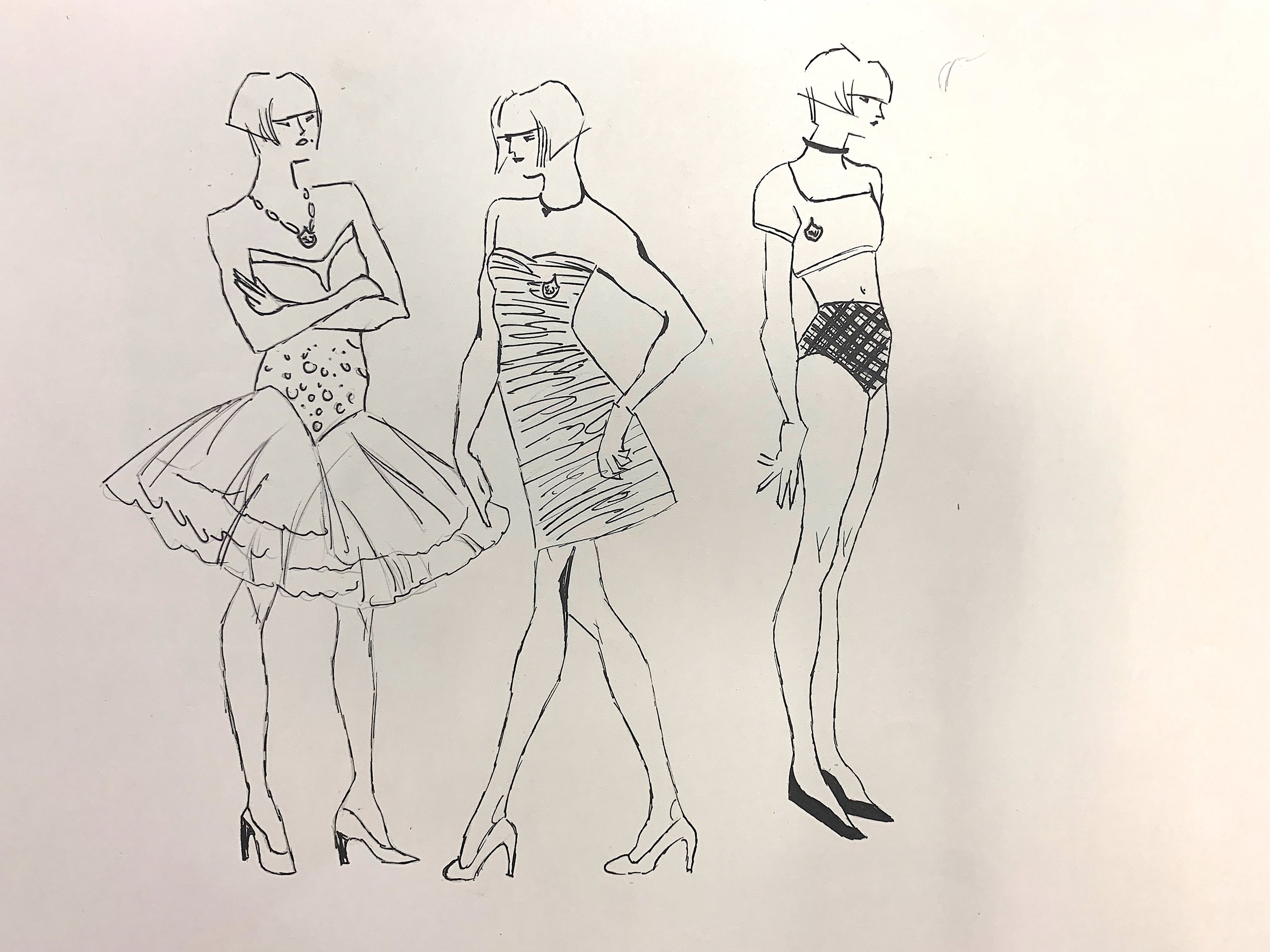 How To Create Your Own Fashion Sketches + What Do Fashion