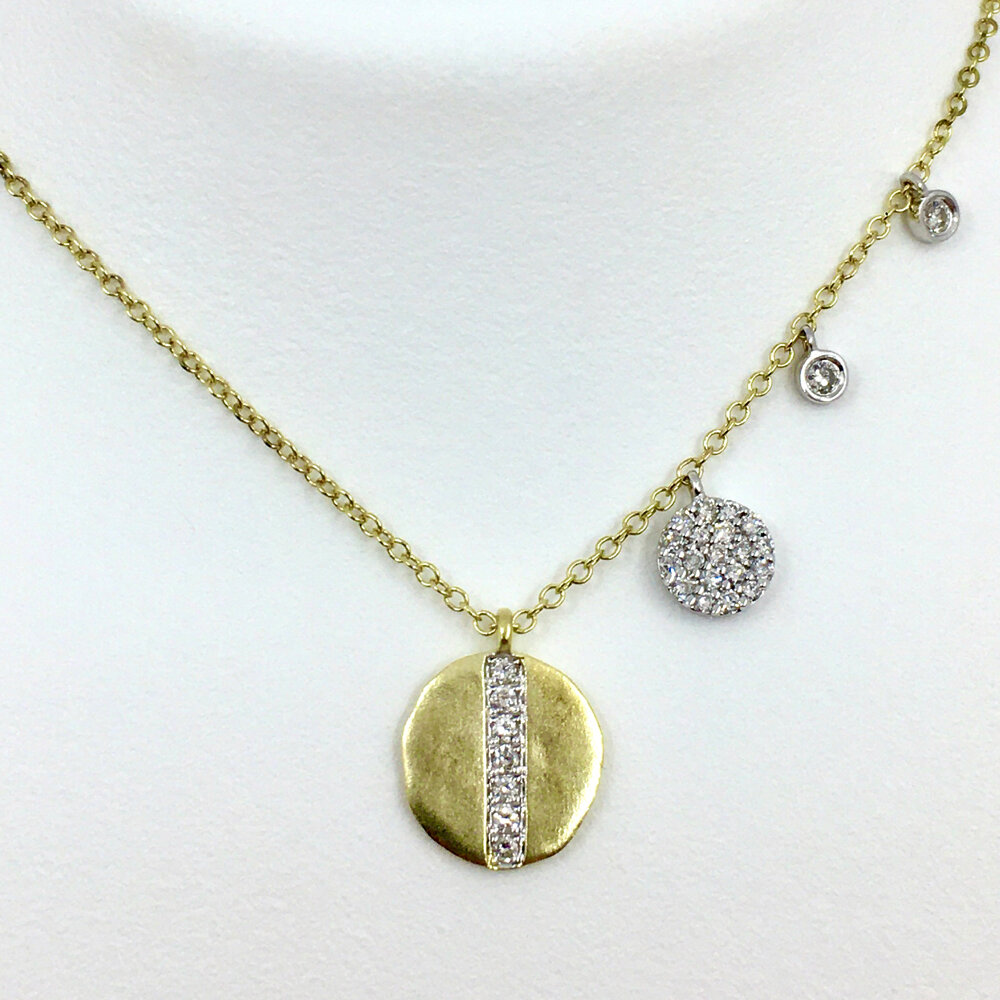 Gold Multi Charm Necklace I Misahara