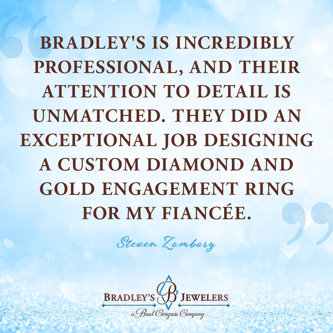 Grateful for all our clients who entrust us with life's most precious moments. Ready to create your masterpiece? Let's turn your dream ring into reality. ✨👩&zwj;❤️&zwj;💋&zwj;👨 
#BradleysJewelers #SWFL #CustomDesign #EngagementRing #DreamRing