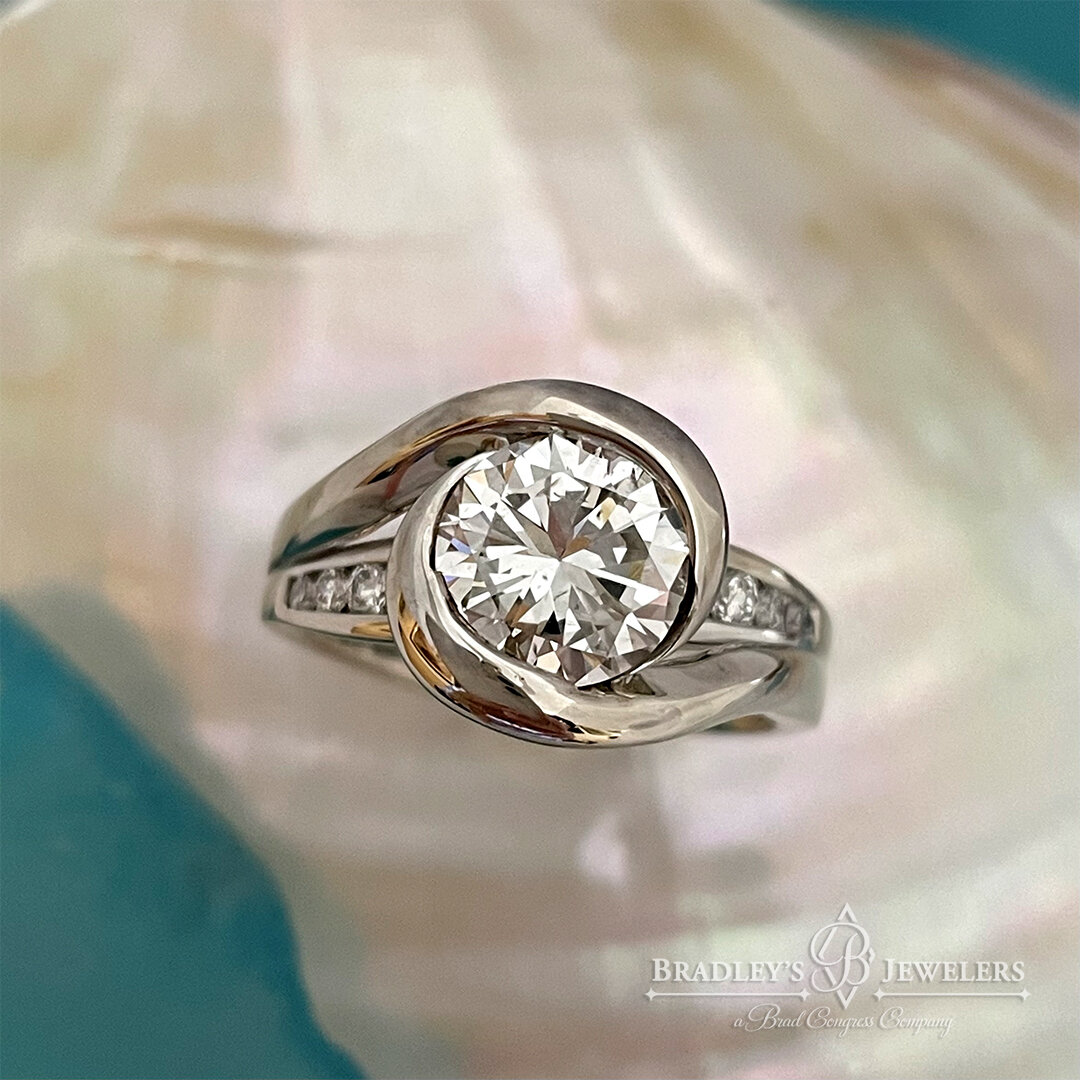 Rick wanted to surprise his wife Teresa with a fabulous diamond and custom ring for their 1st and 4th official wedding anniversary! Confused&hellip; well, when your nuptials falls on a leap year, you really have something extra special to celebrate! 