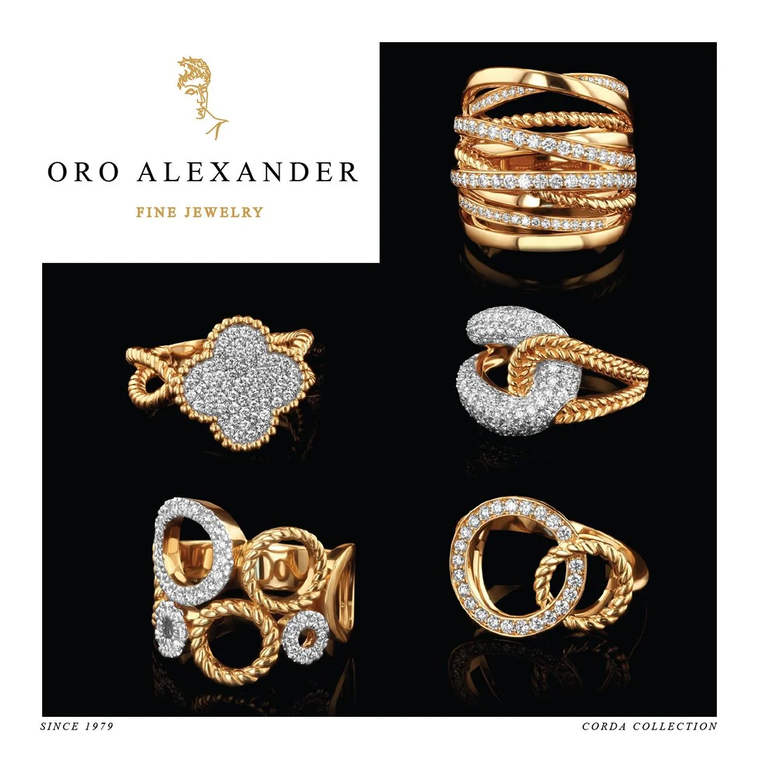 Bradley&rsquo;s featured design house Oro Alexander introduces The Corda Collection. Drawing inspiration from the timeless symbols of connection&mdash;interwoven links, sculpted twists, and looping forms that echo strength, unity, and flow. With rich