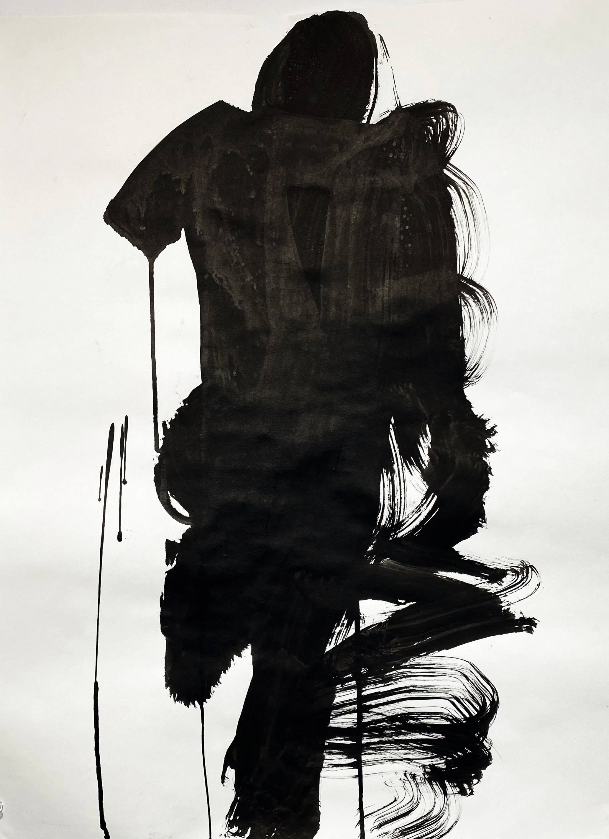 Untitled. Ink on paper. 18 × 24 inches